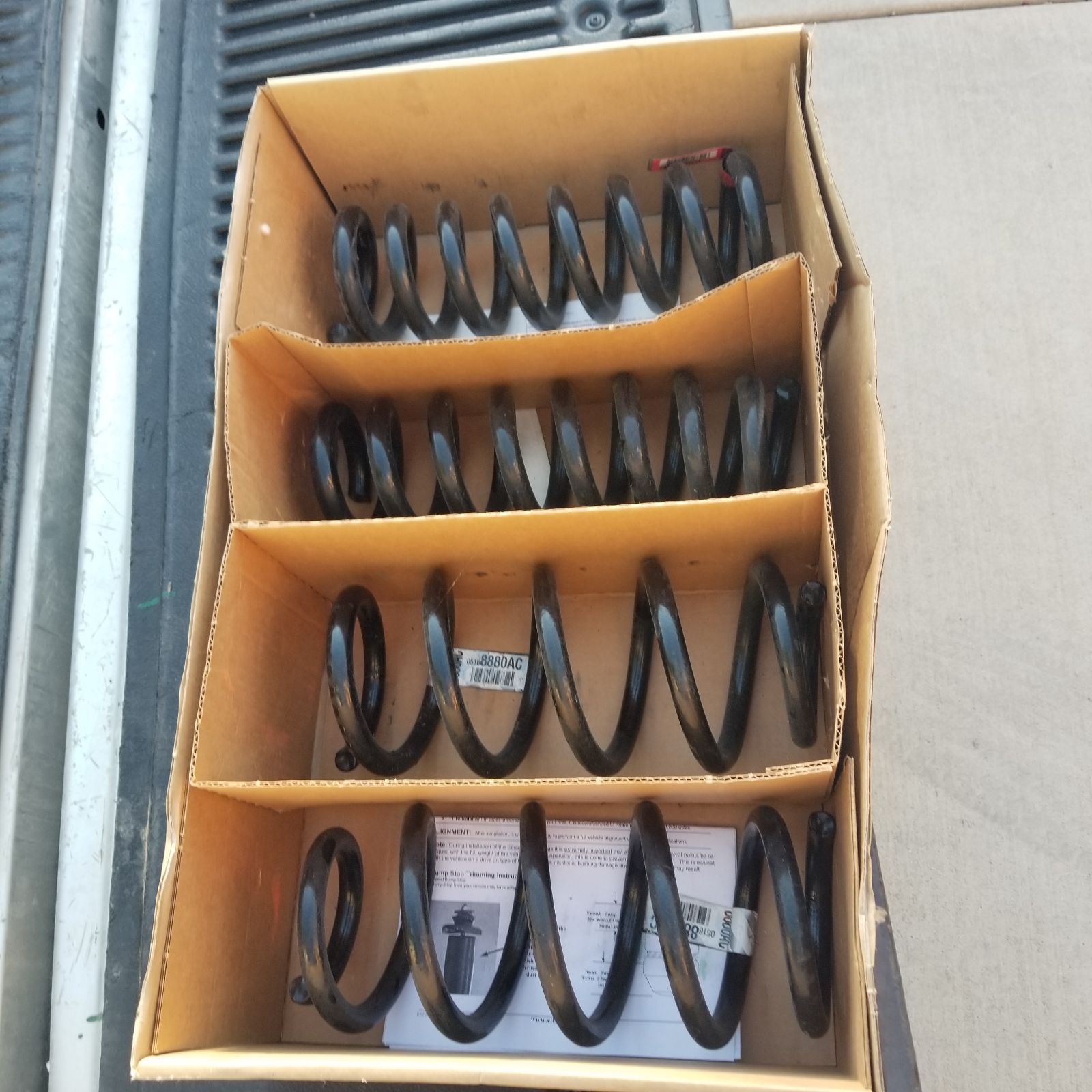 Dodge charger springs