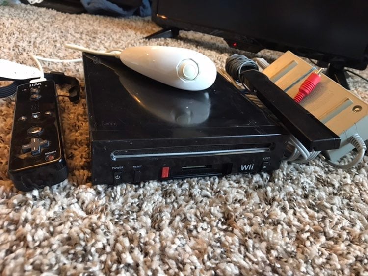 Nintendo Wii in Black