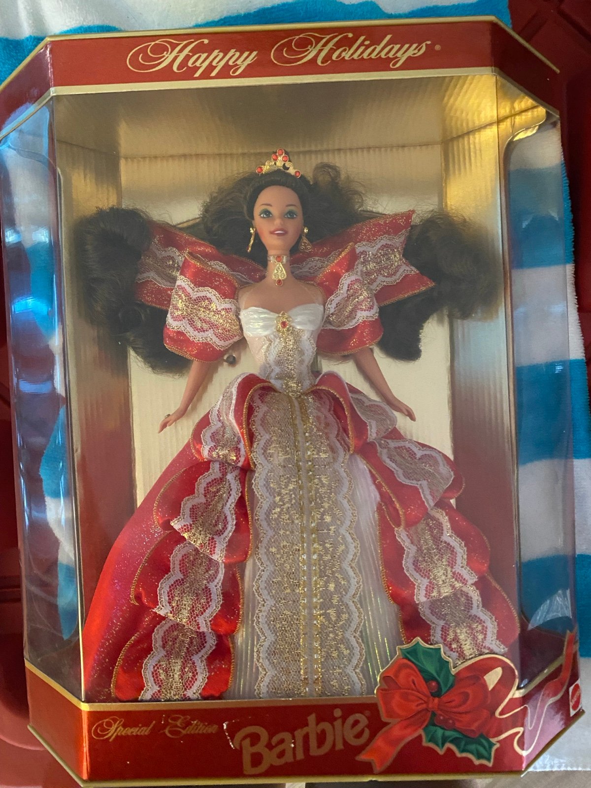 1997 Happy Holidays Barbie Collector's Doll~SEALED NEVER OPENED OR DISPLAYED