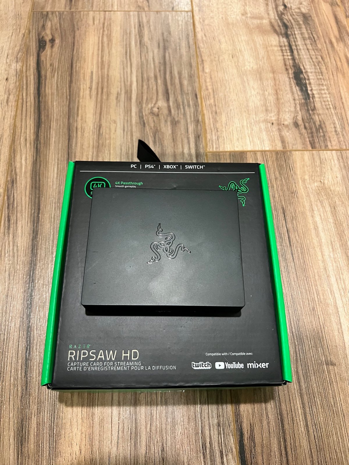 Razer ripsaw HD 4K capture card