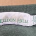 Vintage Eildon Hills Sweater Mens L Large Green 100% Cashmere V-Neck Lightweight