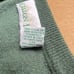 Vintage Eildon Hills Sweater Mens L Large Green 100% Cashmere V-Neck Lightweight