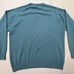 Vintage Eildon Hills Sweater Mens L Large Green 100% Cashmere V-Neck Lightweight