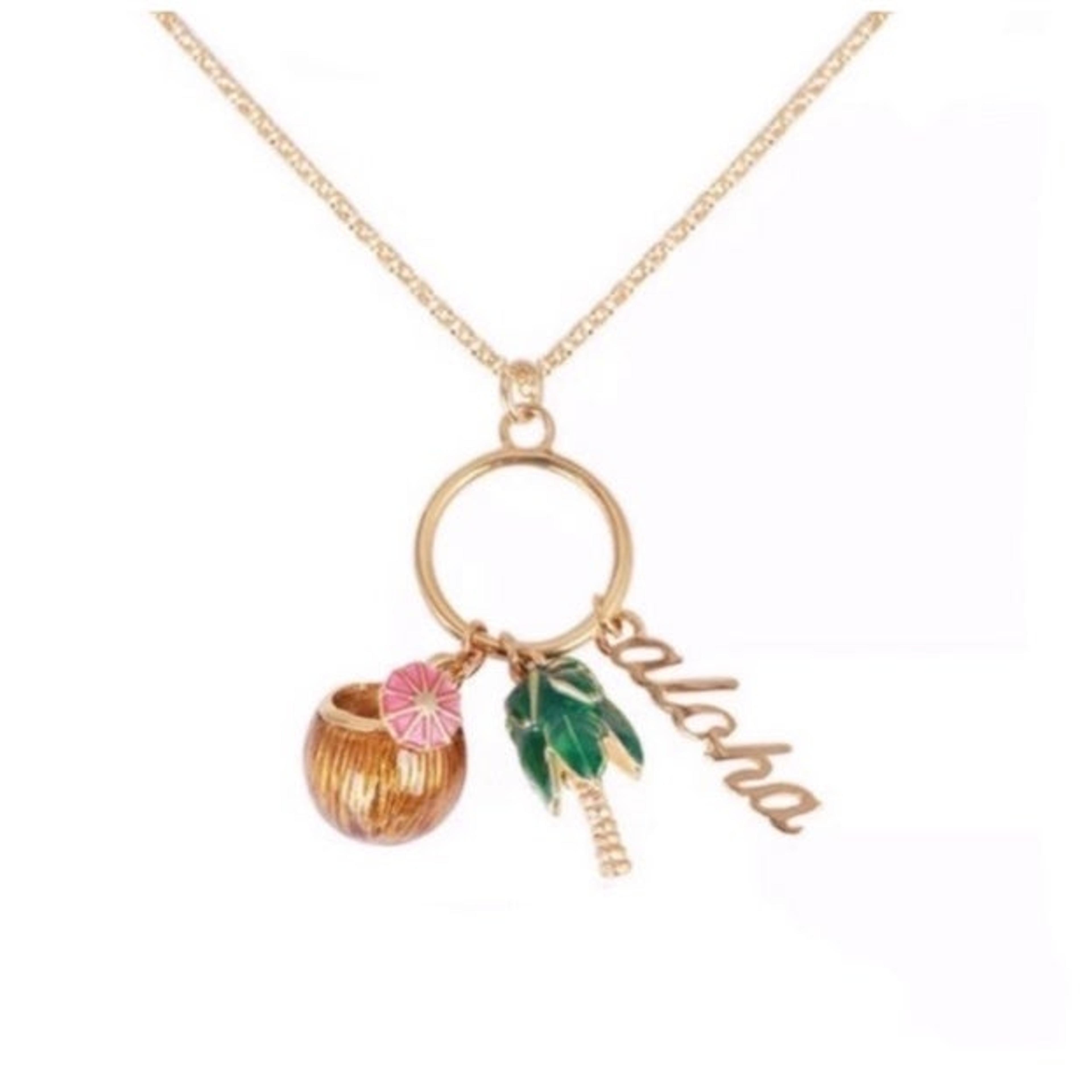 Kate spade palm tree necklace Clearance