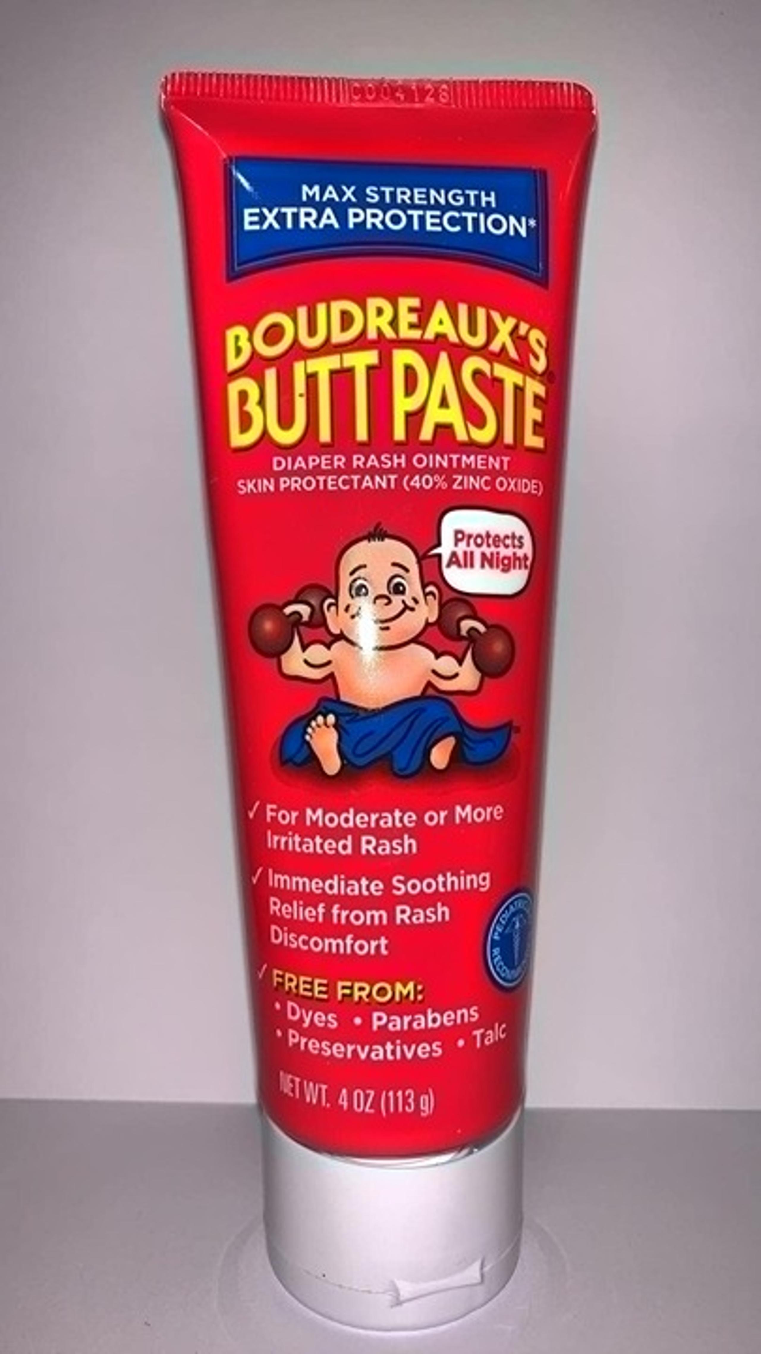 Boudreaux's Butt Paste Max Strength Diaper Rash Ointment