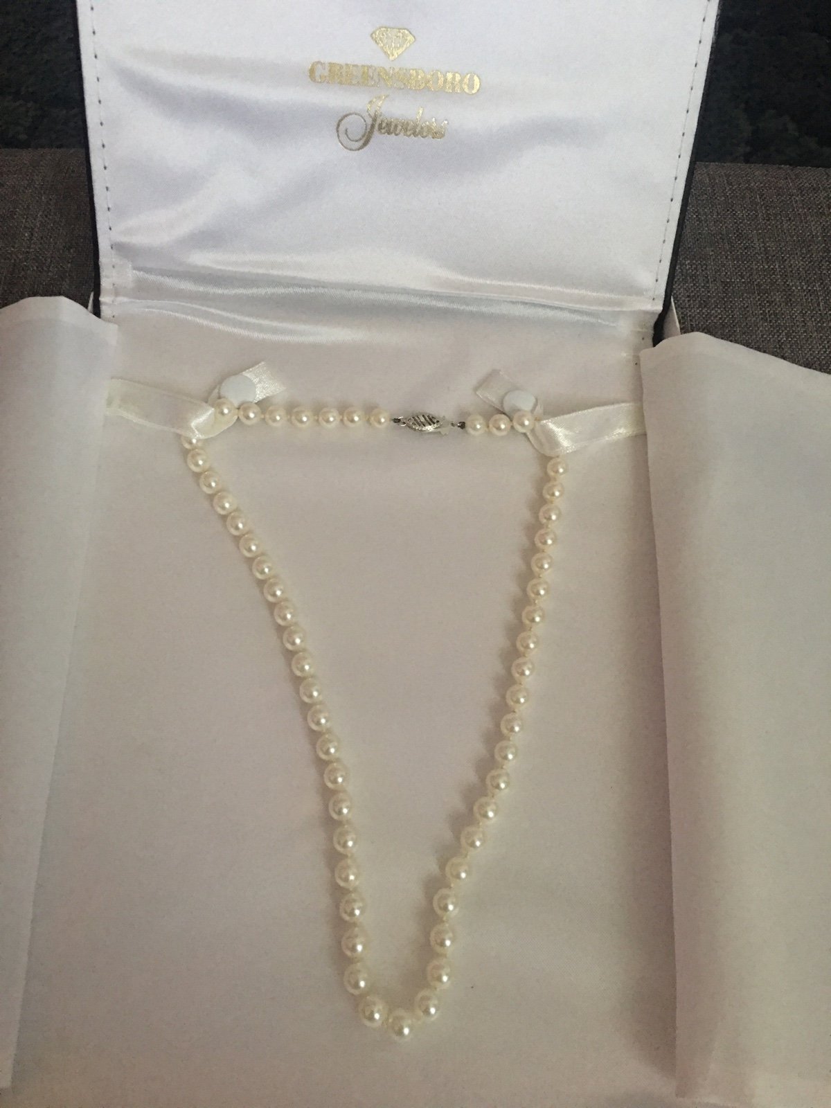 16” Genuine Pearl Necklace