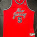 Vintage Nike JUMPMAN Rewind New Jersey Nets Jason Kidd #5 Red Men’s Size 2XL