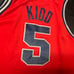Vintage Nike JUMPMAN Rewind New Jersey Nets Jason Kidd #5 Red Men’s Size 2XL