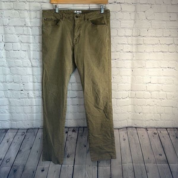 Peter Millar Superior Soft Brown Corduroy 5 Pocket Pant size 34