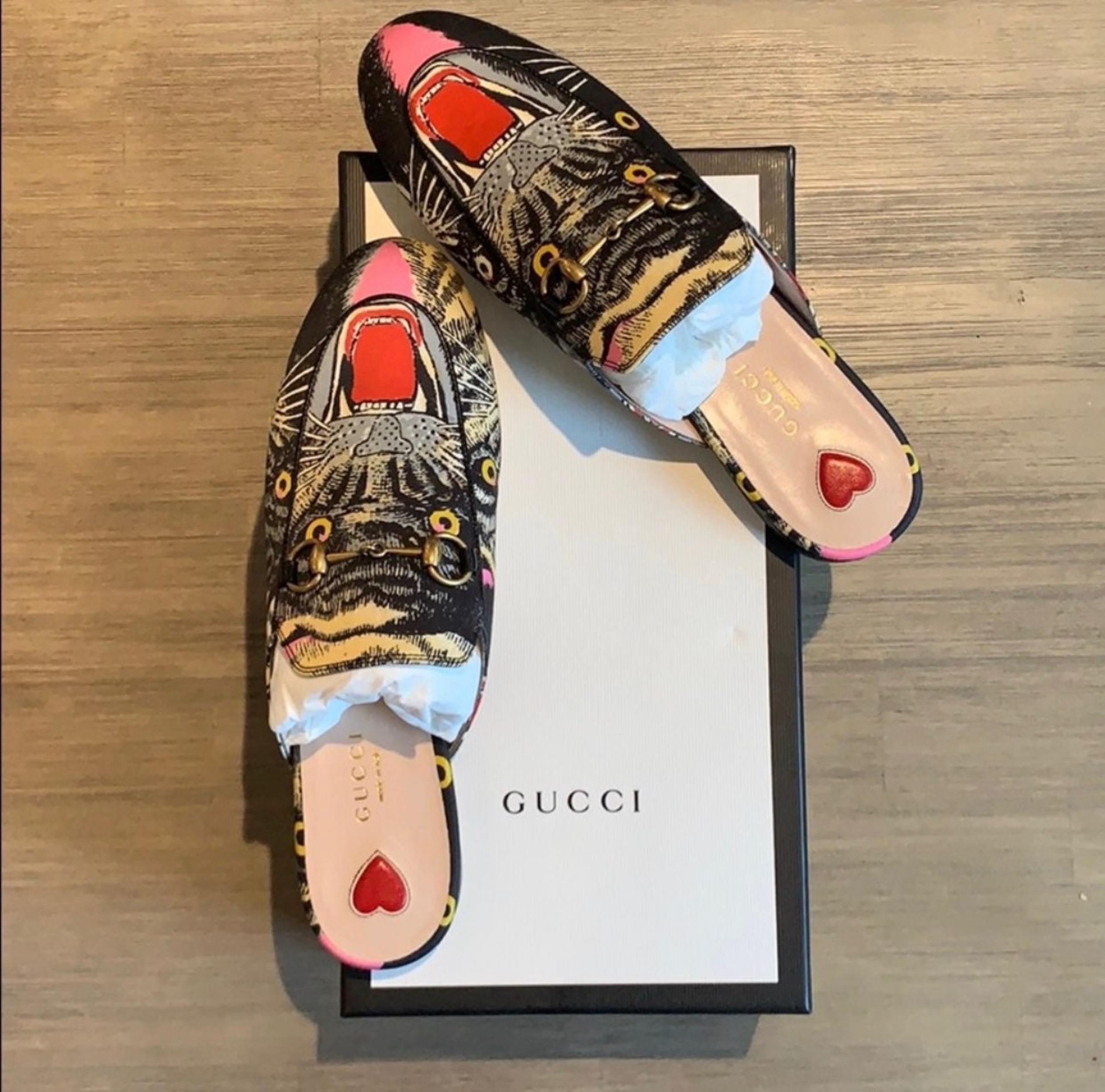 Gucci Tiger Mules *New*