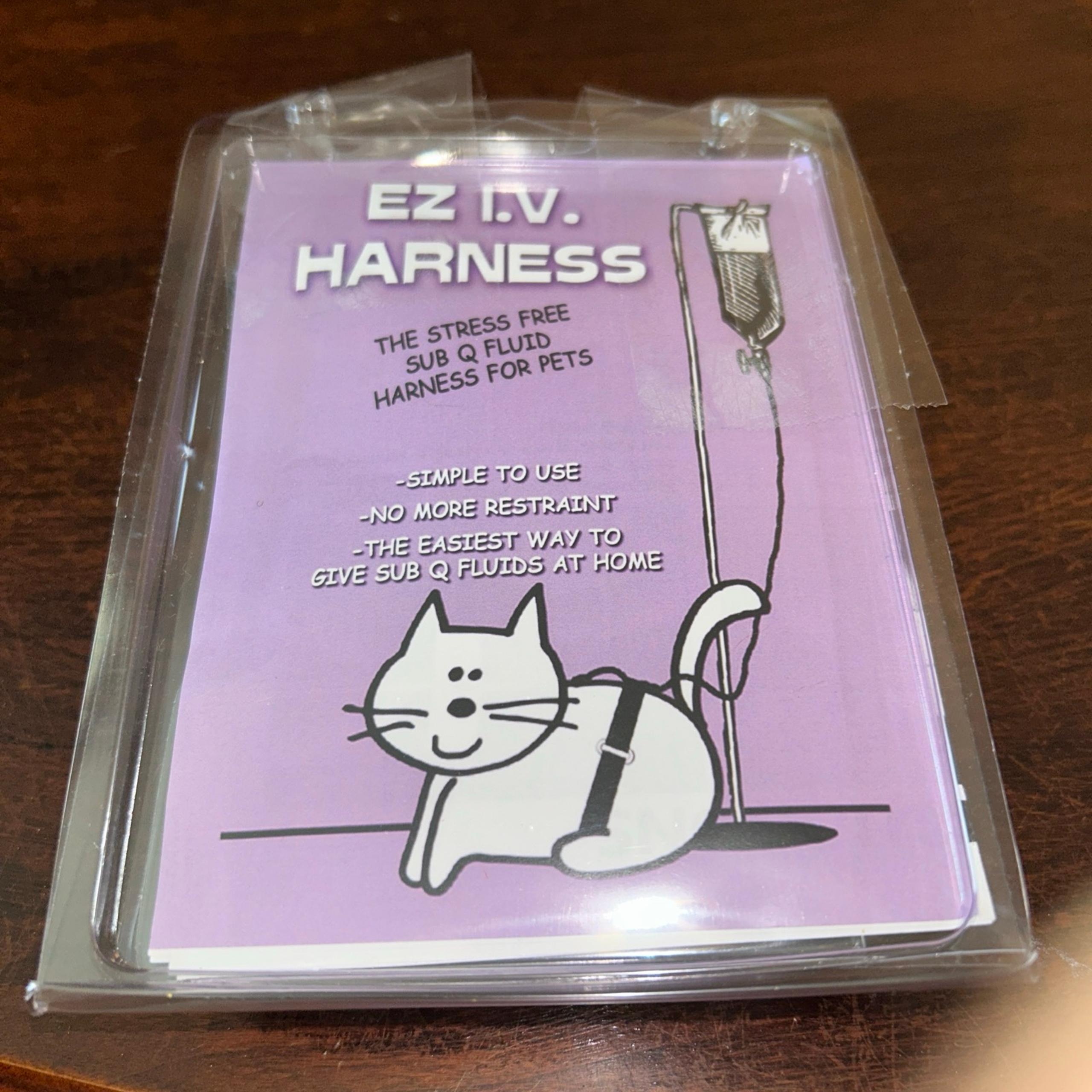 New EZ I.V. Harness for Cats -- MEDIUM