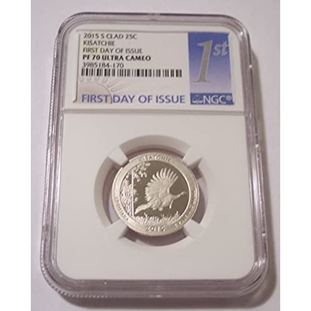 2015 S Clad Kisatchie Quarter Proof PF70 UC NGC FDI