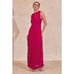 MON RENN MILA CROTCHET SLEEVELESS MIDI DRESS -MAGENTA PINK size S NWT 249