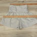 Kimberly Taylor Women XS Shorts Seersucker Elastic Waist Cream White New