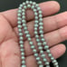 Vintage Lt. Gray 3mm Freshwater Seed Pearl Sterling Silver Clasp Choker Necklace