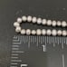 Vintage Lt. Gray 3mm Freshwater Seed Pearl Sterling Silver Clasp Choker Necklace