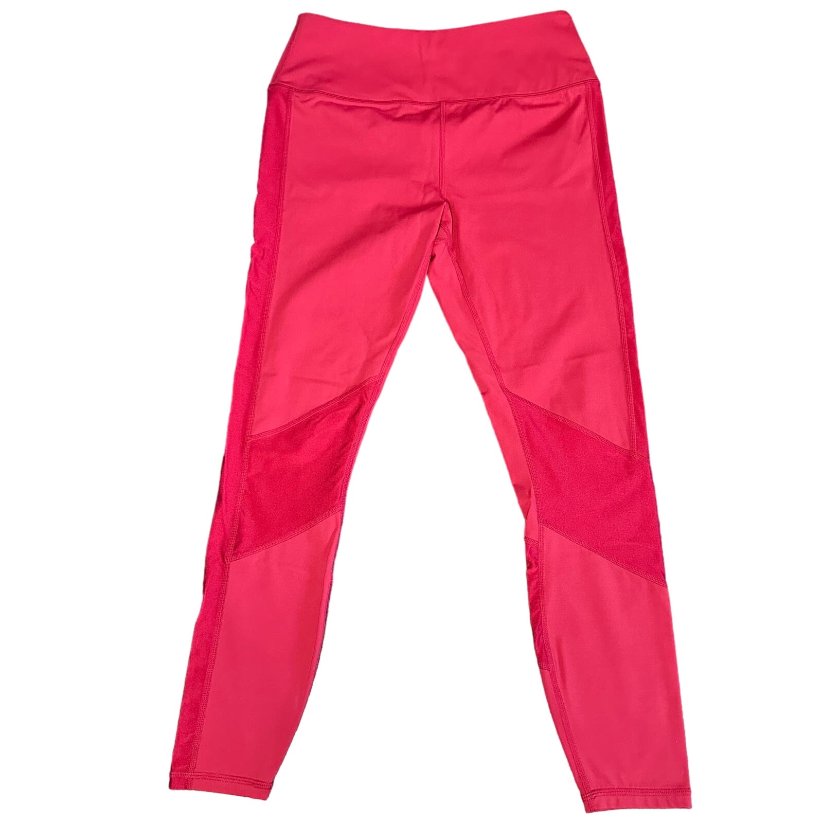 Alala Vamp Red Crop Athletic Tights High Rise Stretch Leggings Women's XS