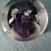 Purple ball paperweight