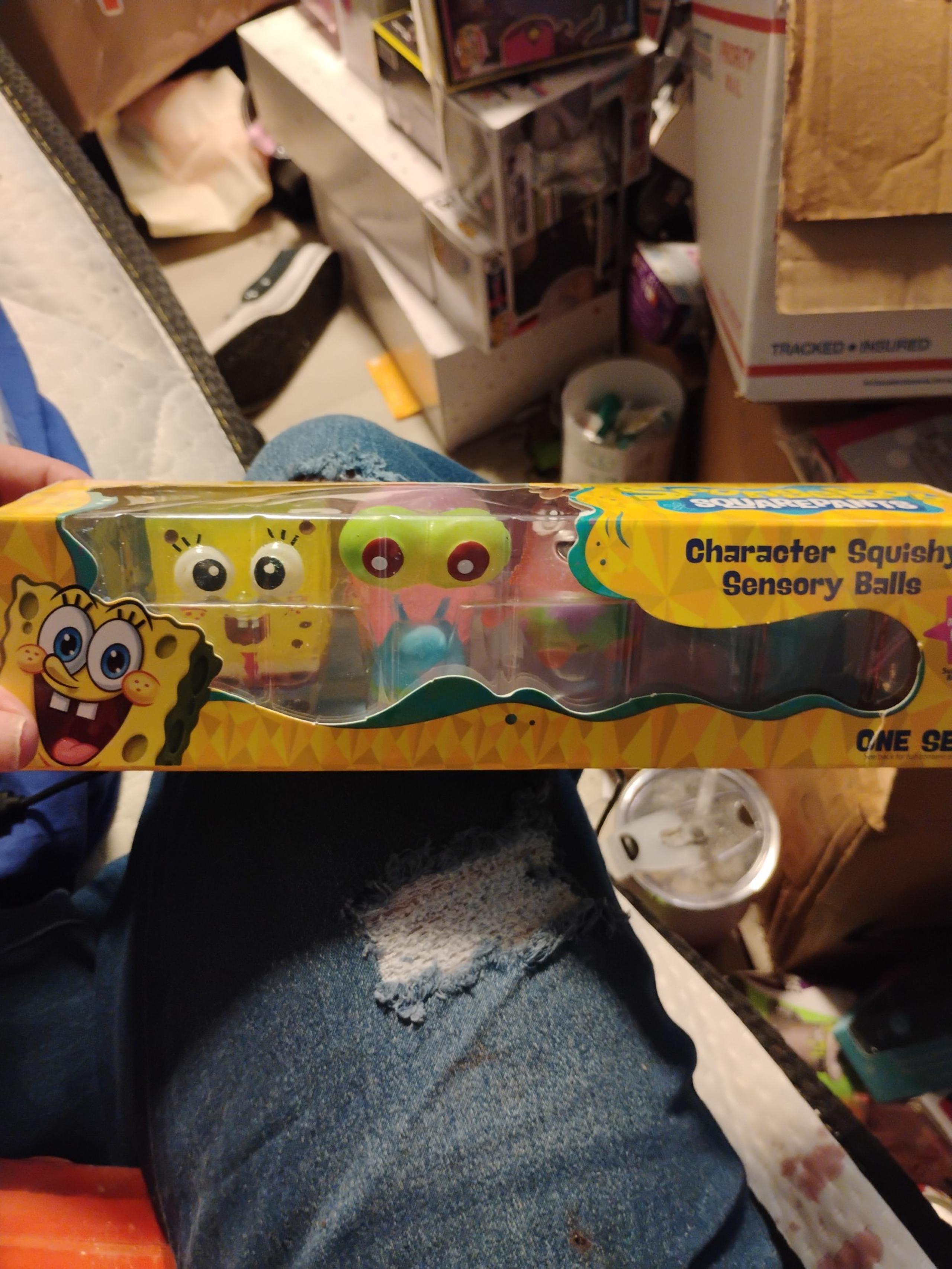 SpongeBob SquarePants character squishy sensory balls