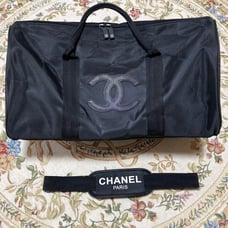 CHANEL Chanel Novelty Boston Bag Shoulder Bag Black