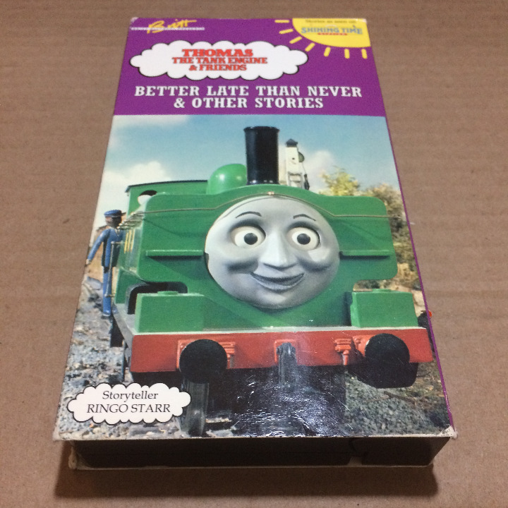 Thomas The Tank Engine Vtg VHS Better Late Than Never Ringo Starr 1989