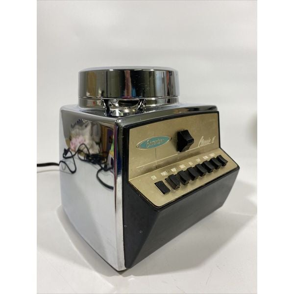 Vintage 1960s Osterizer Blender Chrome Base model classic 8 541 A Tested, Works
