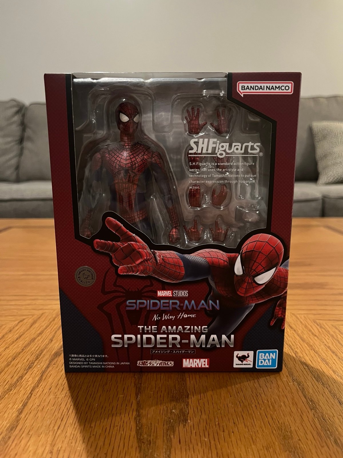 Spider-Man No Way Home SH Figuarts Amazing Spider-Man Andrew Garfield
