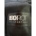 Beach Riot Black Glitter Open-Back Sports Bra Women’s Size Large