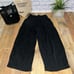 Lululemon Wide-Leg High Rise Crop 19 Black Size 6 Good pre owned condition Ap