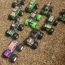 Monster Jam Grave Digger Lot RARE Spin Master Vintage 80s