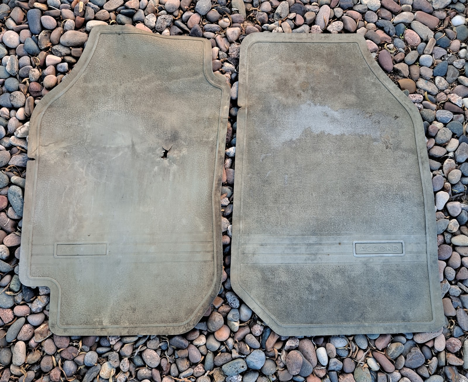 OEM ULTRA RARE 82 83 84 85 Honda Accord Plastic Rubber Floor Mats Vintage Sedan