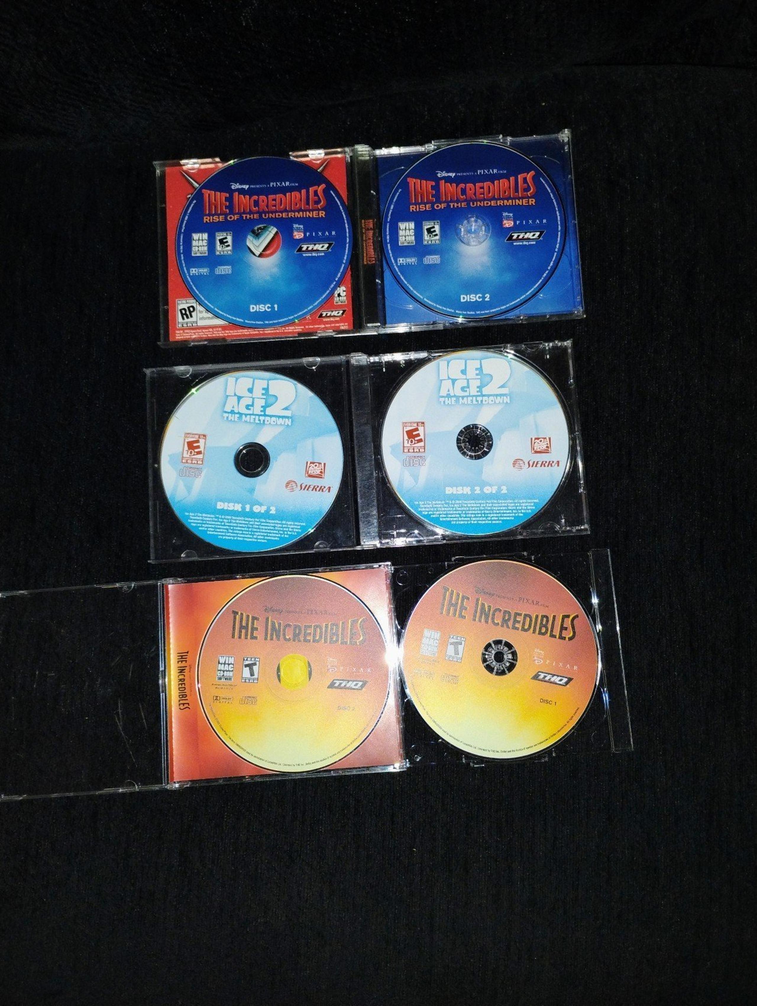 Two Incredibles and ICE AGE 2 Meltdown PC Games - THQ