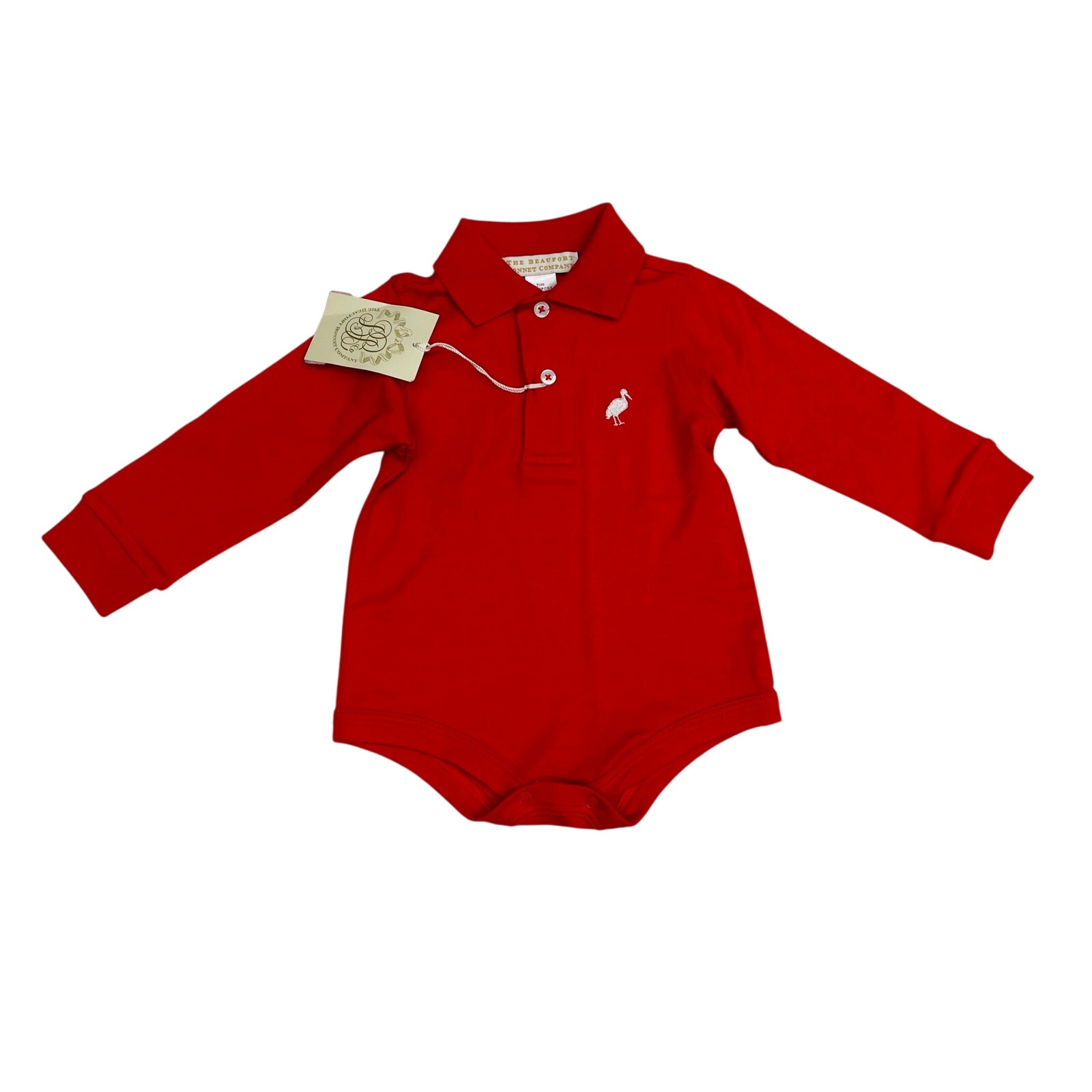 NWT TBBC 6/12M Prim & Proper Polo in Richmond Red
