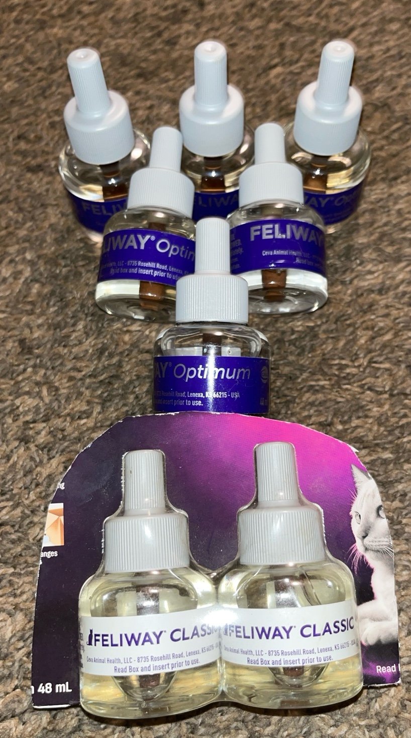 2 Feliway classic, 7 feliway optimum