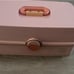 VTG 90s Caboodles 2420 Makeup Jewelry Organizer Travel Carrying Case Handle Pink