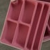 VTG 90s Caboodles 2420 Makeup Jewelry Organizer Travel Carrying Case Handle Pink
