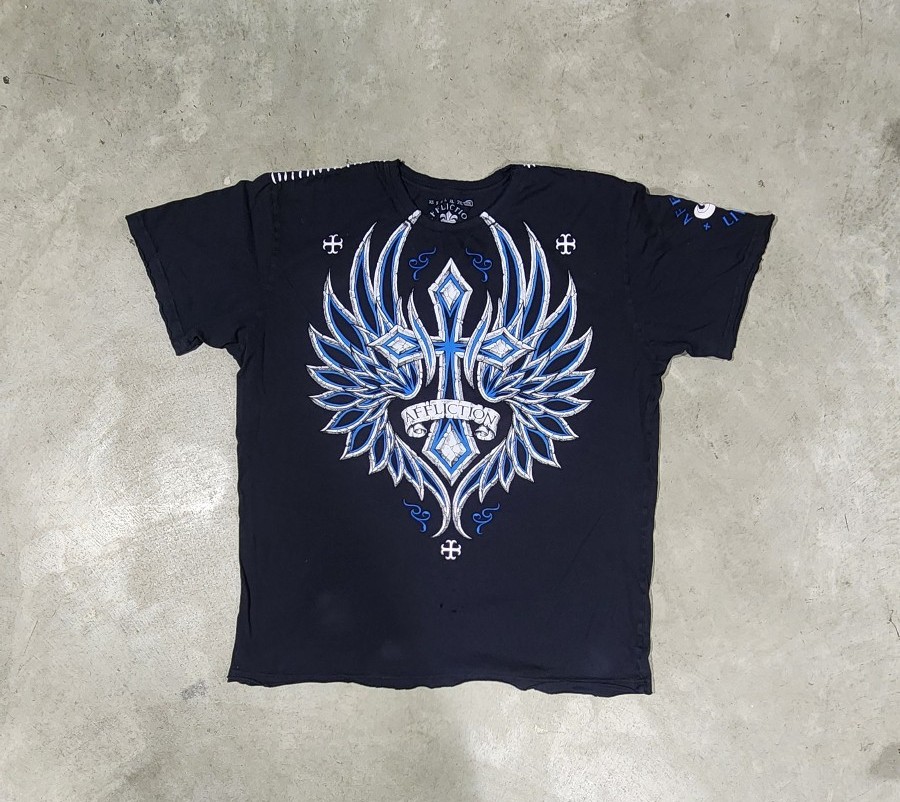 Affliction Cross with Wings T-Shirt