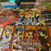Two sets of yu gi oh game boards