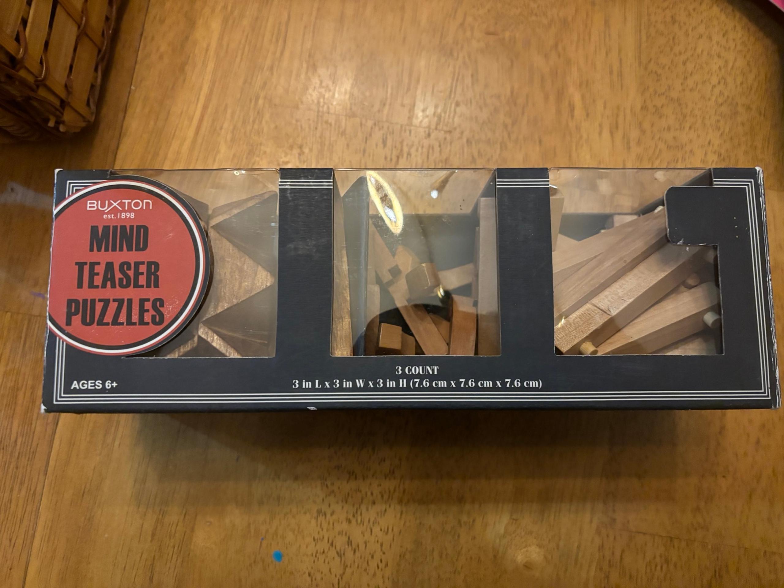 Buxton Mind Teaser Puzzles
