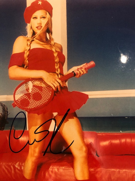 Anna Kournikova signed photo