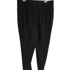 Worthington Stretch Black with White Pin Stripes Pants Size 16W SKU 000120