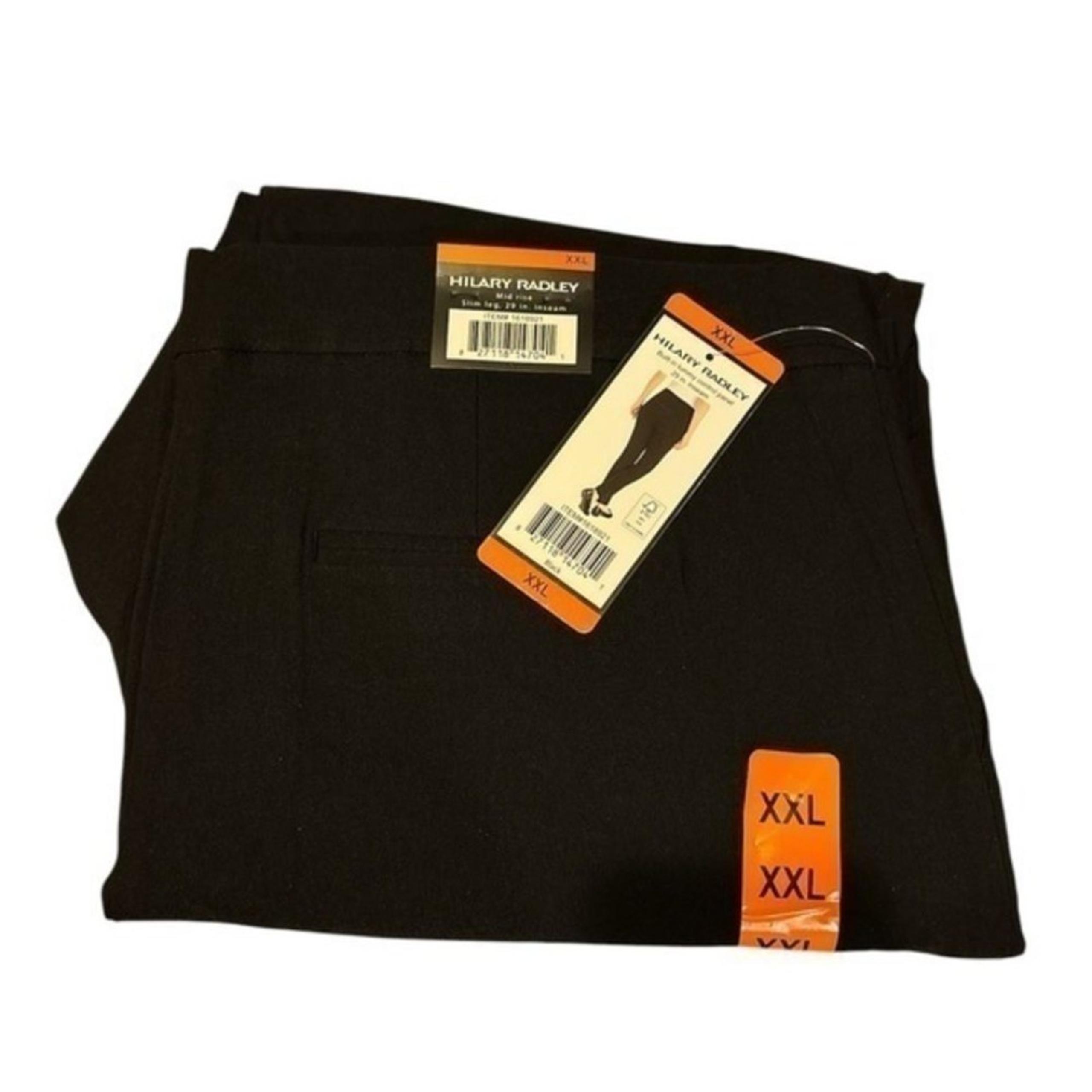 Hilary Radley Women's Built-in Tummy Control Panel Pull On Pants - XXL