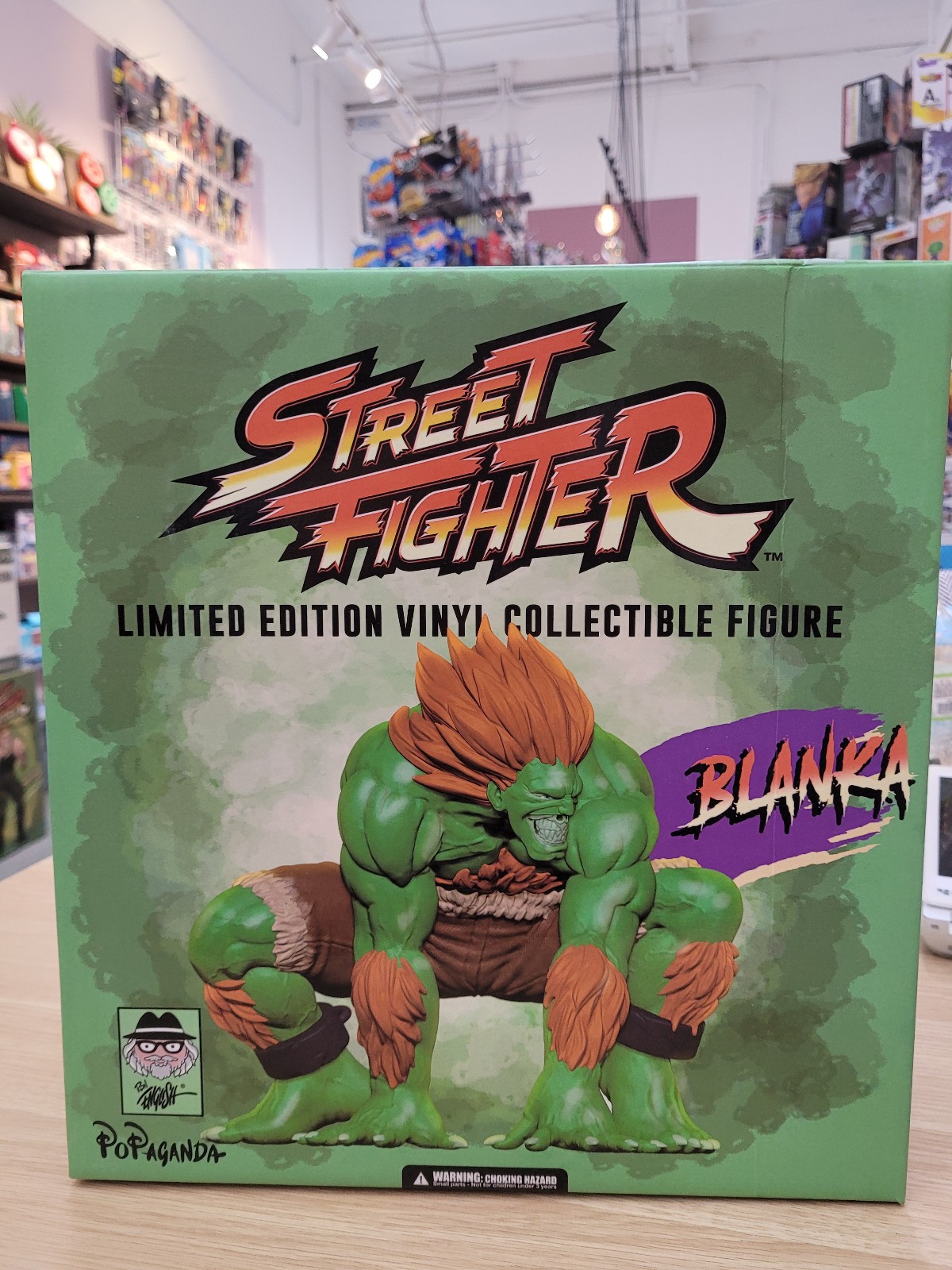 POP Life Funko Street Fighter Green Blanka Designed by Ron English Toy