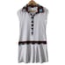 Pink Tee White Plaid Detail Golf Skirt Made In the USA