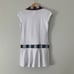 Pink Tee White Plaid Detail Golf Skirt Made In the USA