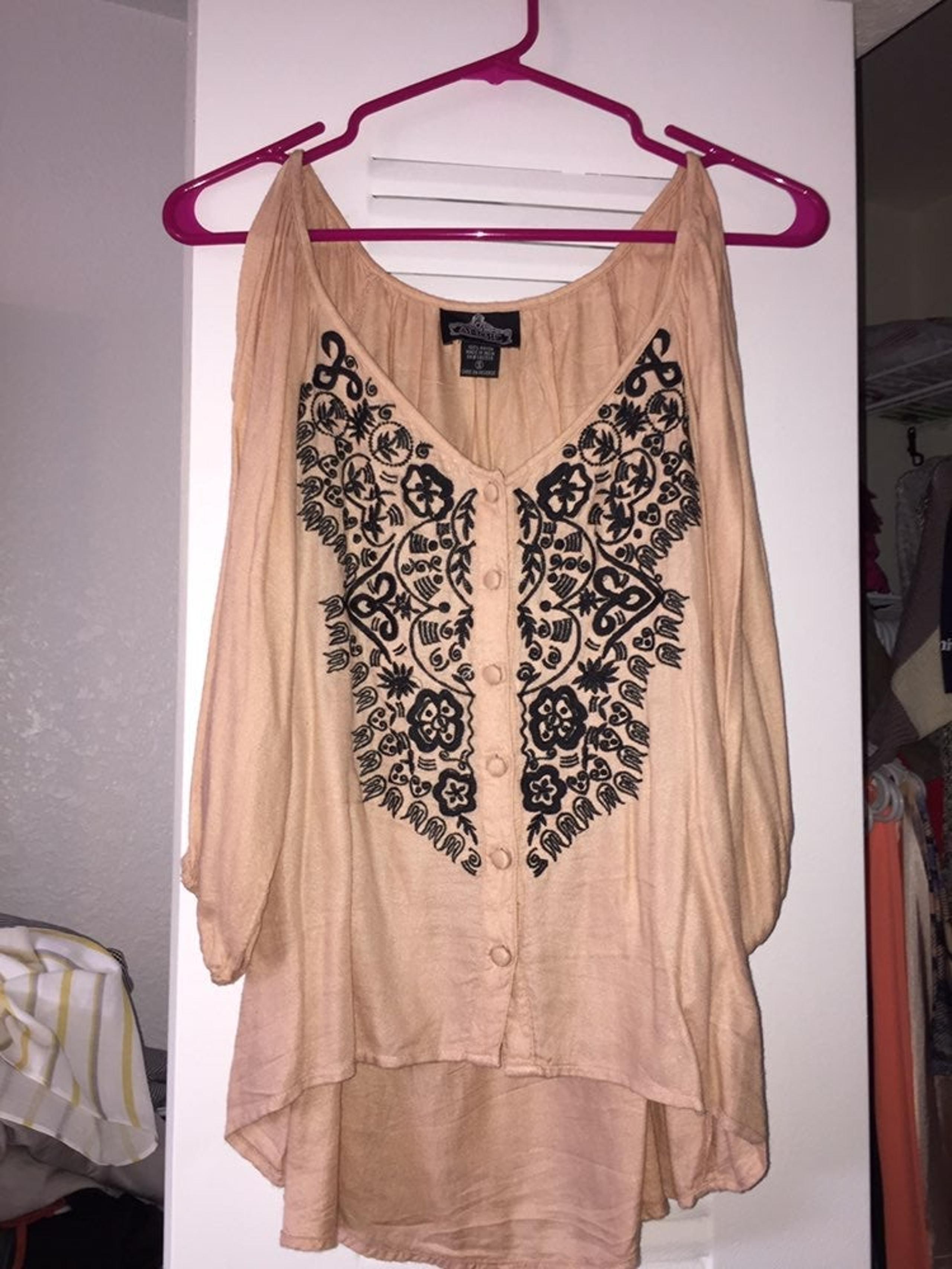 Macy’s Open Shoulder Top