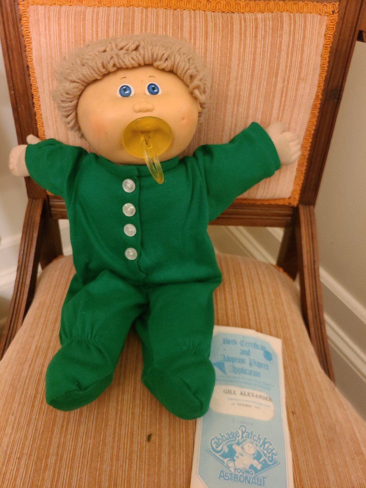 Vintage 1985 Cabbage Patch with Adoption Paperwork