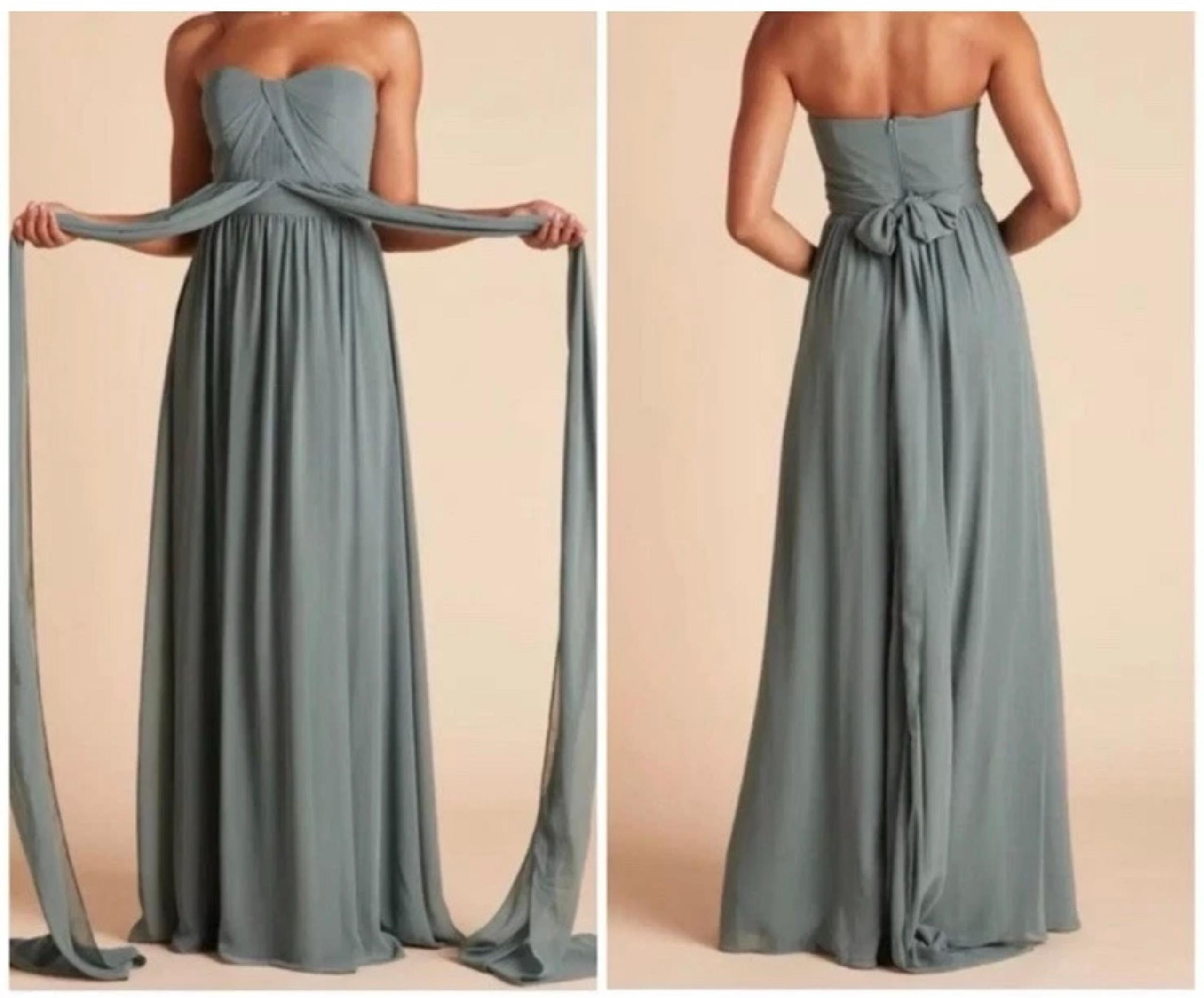 Birdy grey women’s convertible dress size medium blue new with tags