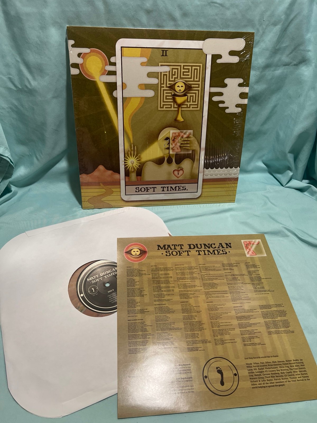 Matt Duncan - Soft Times LP 12 Soul Vinyl Record w/ Lyric Sheet