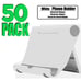 50 soportes para teléfono y tableta blancos para Cricut, venta al por mayor
